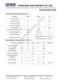 12-21UYC/S530-A3/TR8 Datasheet Page 3
