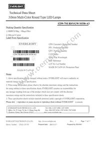 1259-7SURSYGW/S530-A3 Datasheet Page 7