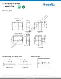 125CDMCCDS-470MC Datasheet Page 2
