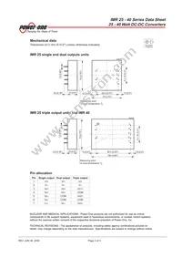 12IMR40-24-2 Datasheet Page 3