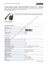 1400620 Datasheet Cover