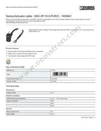 1400641 Datasheet Cover