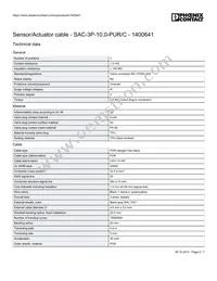 1400641 Datasheet Page 2