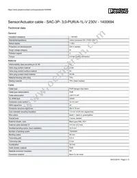 1400694 Datasheet Page 2