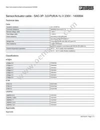 1400694 Datasheet Page 3