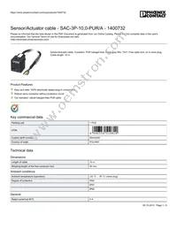 1400732 Datasheet Cover