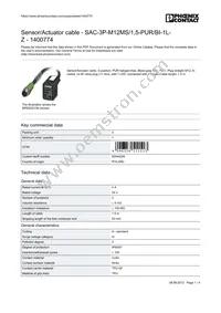 1400774 Datasheet Cover