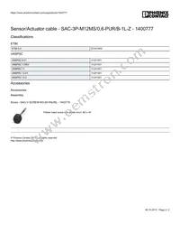 1400777 Datasheet Page 2