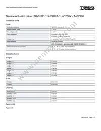 1402985 Datasheet Page 3