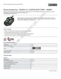 1405687 Datasheet Cover