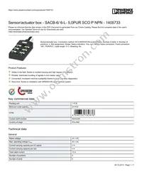 1405733 Datasheet Cover