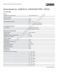 1405735 Datasheet Page 2