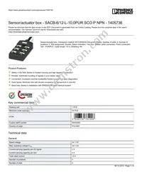 1405736 Datasheet Cover