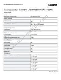 1405740 Datasheet Page 2