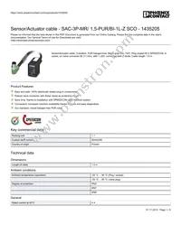 1435205 Datasheet Cover