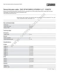 1439379 Datasheet Cover