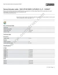 1439447 Datasheet Cover