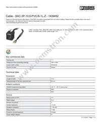 1439492 Datasheet Cover