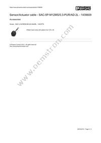 1439609 Datasheet Page 2