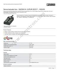 1452453 Datasheet Cover