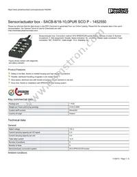 1452550 Datasheet Cover