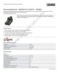 1452822 Datasheet Cover