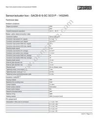 1452945 Datasheet Page 2