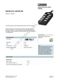 1457364 Datasheet Cover