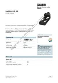 1457380 Datasheet Cover