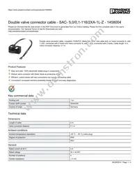 1458004 Datasheet Cover