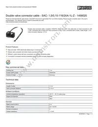 1458020 Datasheet Cover