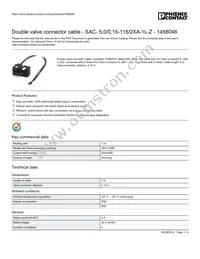 1458046 Datasheet Cover