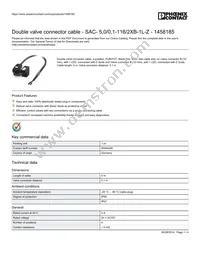 1458185 Datasheet Cover