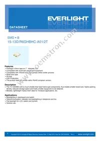 15-13D/R6GHBHC-A01/2T Datasheet Cover