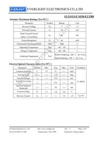 15-21SYGC/S530-E2/TR8 Datasheet Page 3