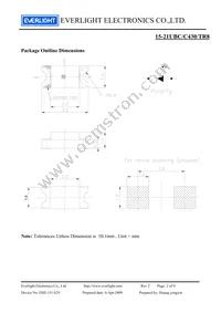 15-21UBC/C430/TR8 Datasheet Page 2