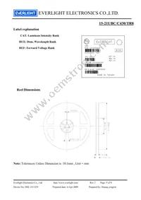 15-21UBC/C430/TR8 Datasheet Page 5