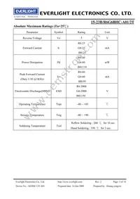 15-23B/R6G6BHC-A01/2T Datasheet Page 3