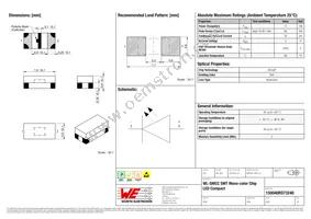 150040RS73240 Datasheet Cover