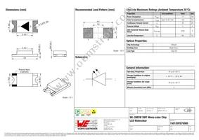 150120VS75000 Datasheet Cover