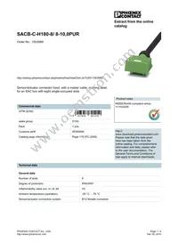 1503069 Datasheet Cover