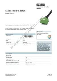 1503111 Datasheet Cover