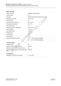 1503111 Datasheet Page 2