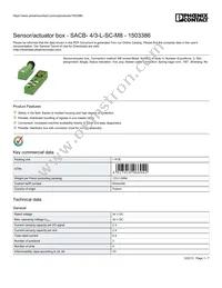 1503386 Datasheet Cover