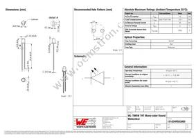 151034RS03000 Datasheet Cover