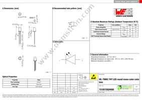 151051SS04000 Datasheet Cover