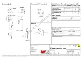 151053RS03000 Datasheet Cover