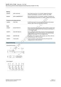 1511750 Datasheet Page 4