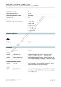 1516027 Datasheet Page 3