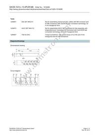 1516085 Datasheet Page 4